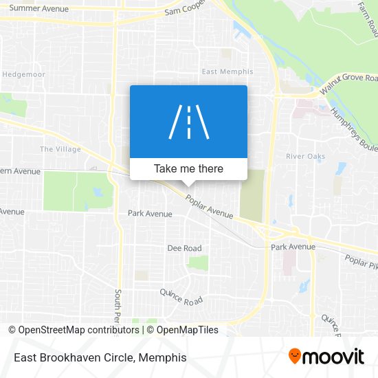 East Brookhaven Circle map