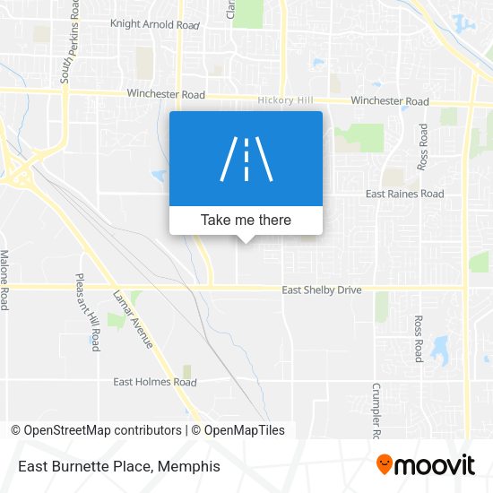 East Burnette Place map