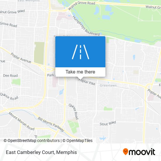 East Camberley Court map