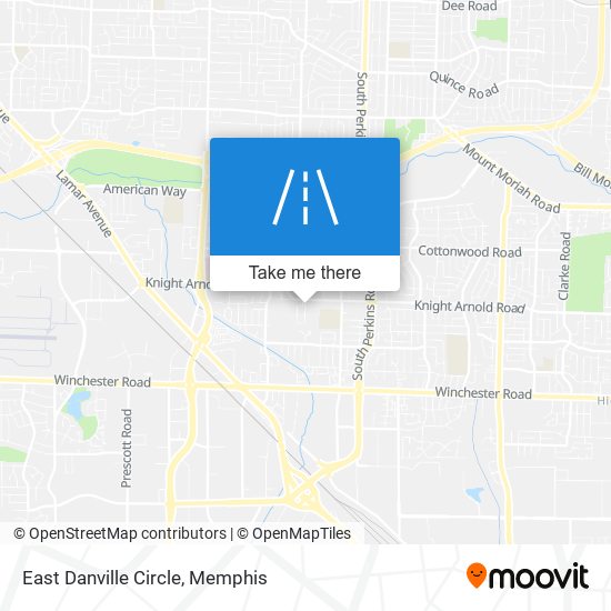 East Danville Circle map