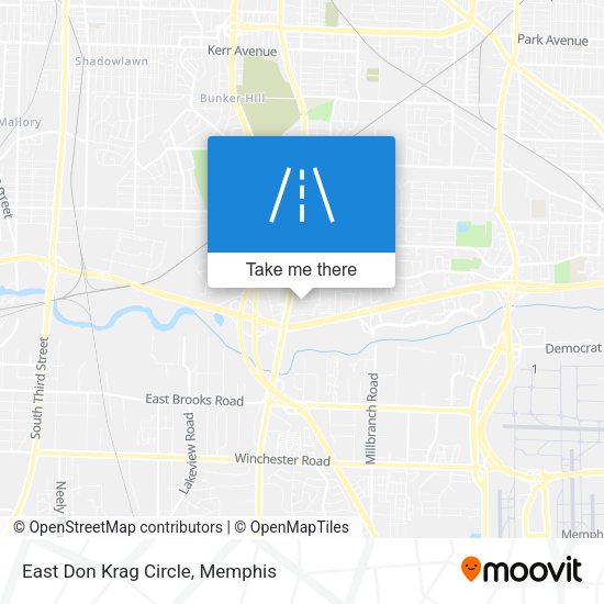 Mapa de East Don Krag Circle