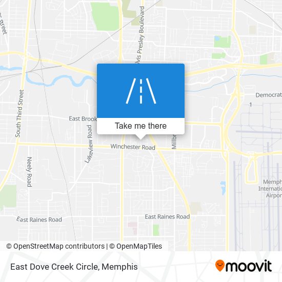 East Dove Creek Circle map