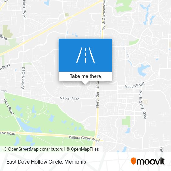 Mapa de East Dove Hollow Circle