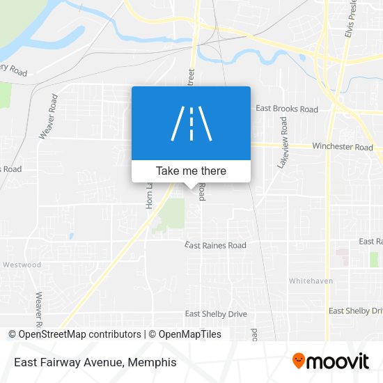 East Fairway Avenue map