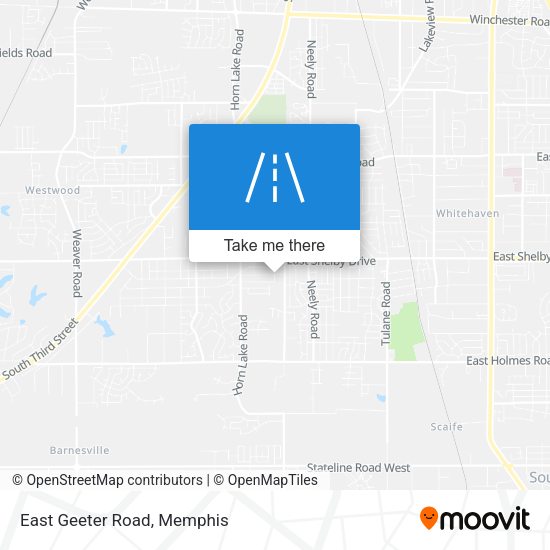Mapa de East Geeter Road
