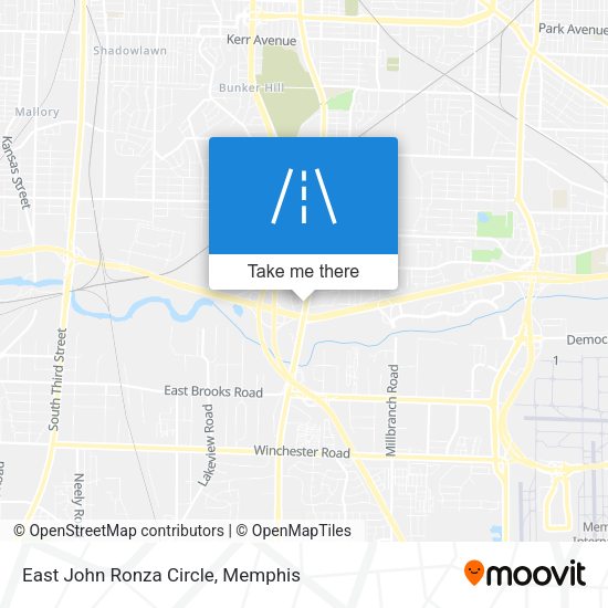 East John Ronza Circle map