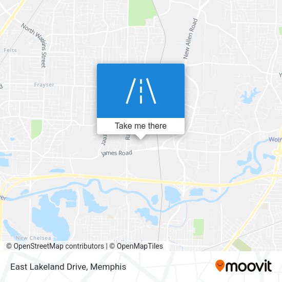 Mapa de East Lakeland Drive