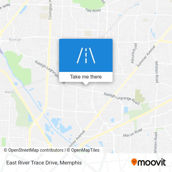 East River Trace Drive map