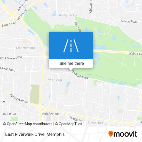 Mapa de East Riverwalk Drive