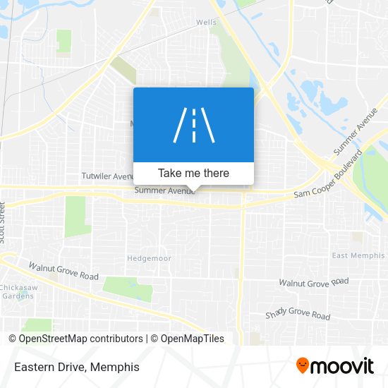 Mapa de Eastern Drive