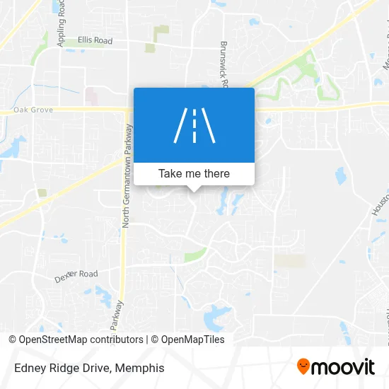 Edney Ridge Drive map