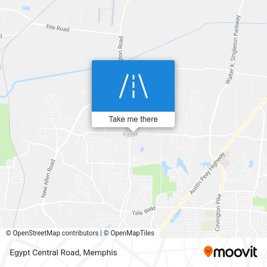 Egypt Central Road map