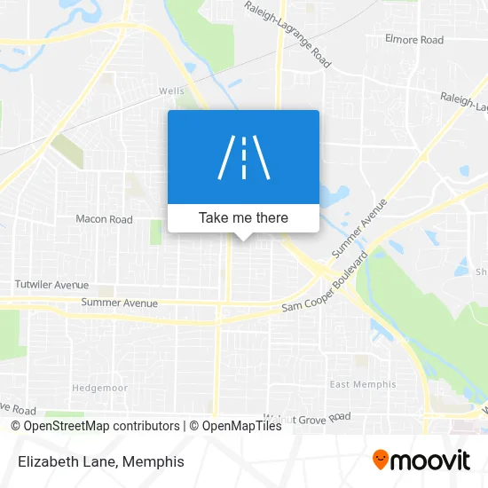 Elizabeth Lane map