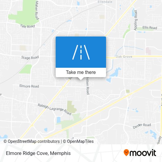 Elmore Ridge Cove map