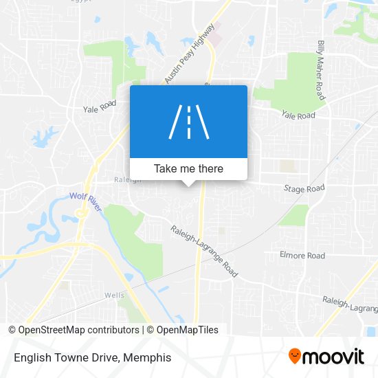 English Towne Drive map