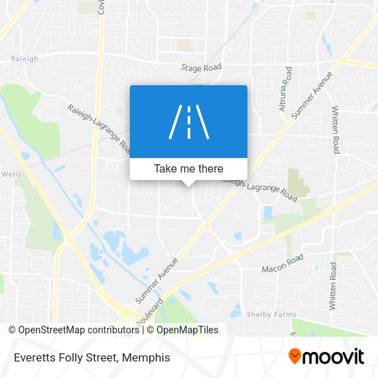Everetts Folly Street map