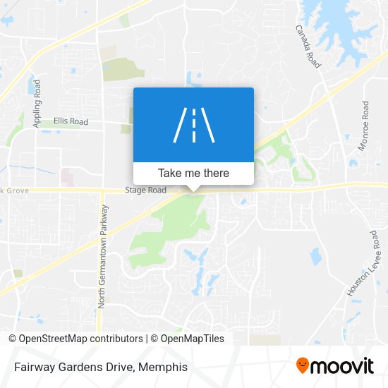Mapa de Fairway Gardens Drive