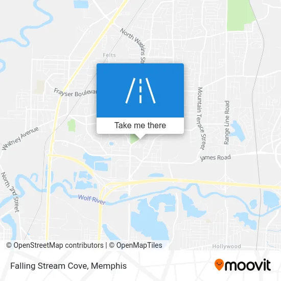 Falling Stream Cove map