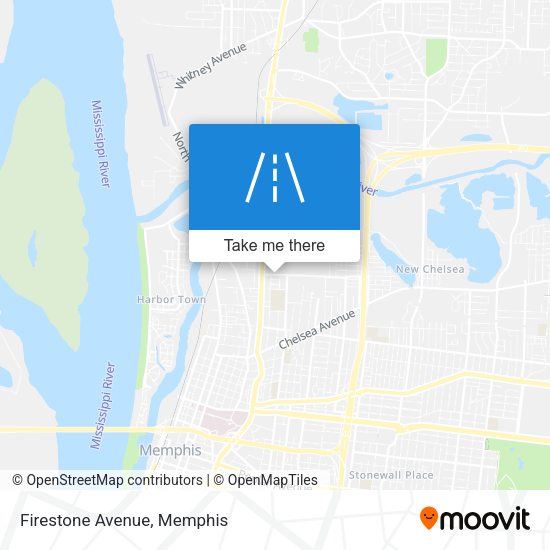 Firestone Avenue map
