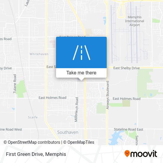 Mapa de First Green Drive