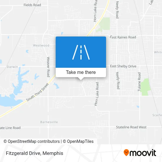 Fitzgerald Drive map
