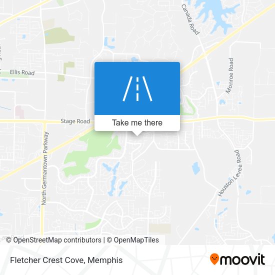 Fletcher Crest Cove map