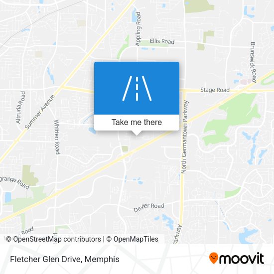 Fletcher Glen Drive map