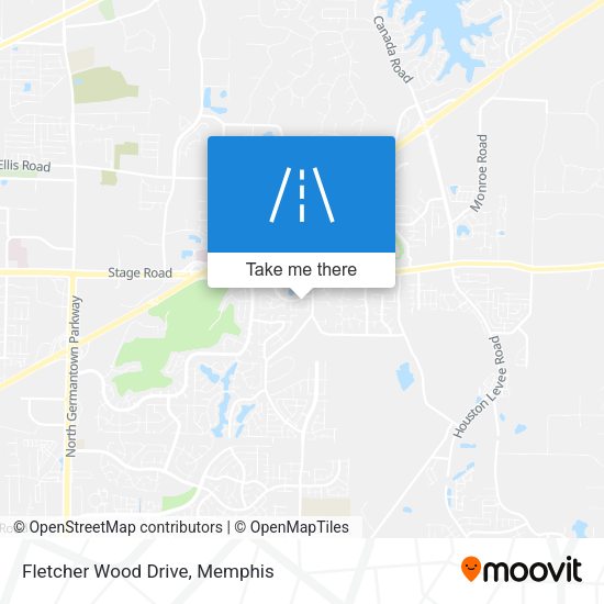 Fletcher Wood Drive map