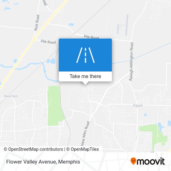 Flower Valley Avenue map