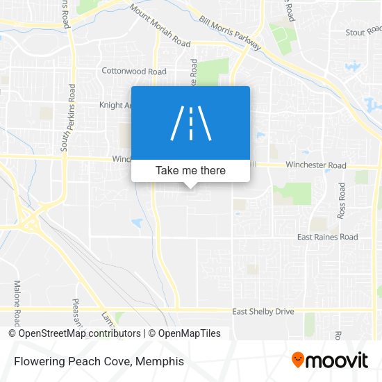 Flowering Peach Cove map