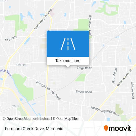 Fordham Creek Drive map