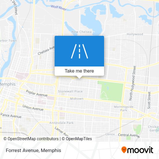 Mapa de Forrest Avenue