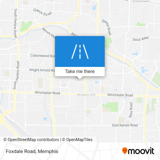Mapa de Foxdale Road