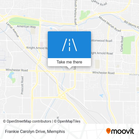 Frankie Carolyn Drive map