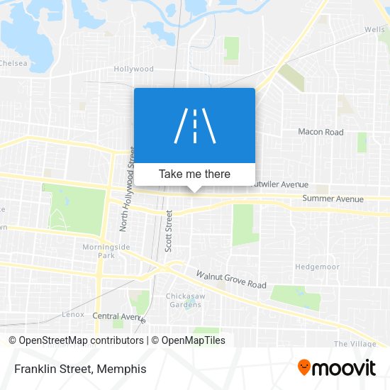 Mapa de Franklin Street