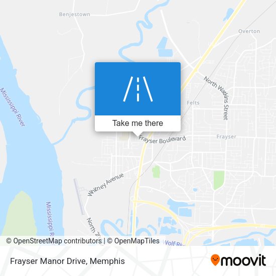 Frayser Manor Drive map