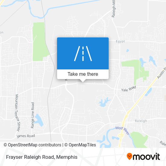 Frayser Raleigh Road map
