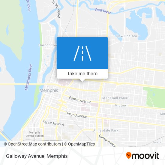 Mapa de Galloway Avenue