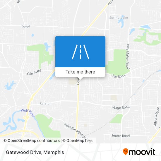 Gatewood Drive map