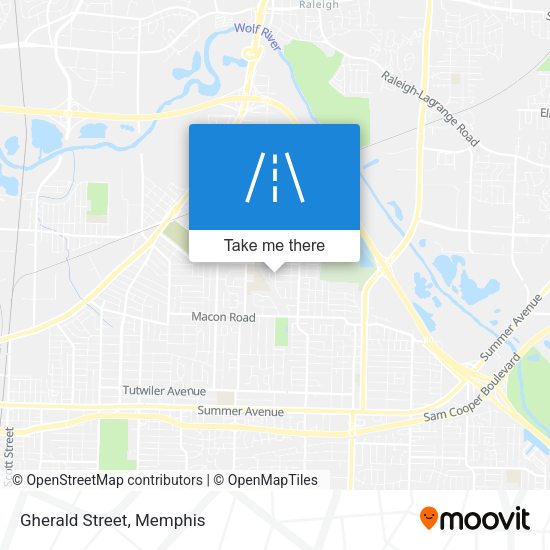 Mapa de Gherald Street