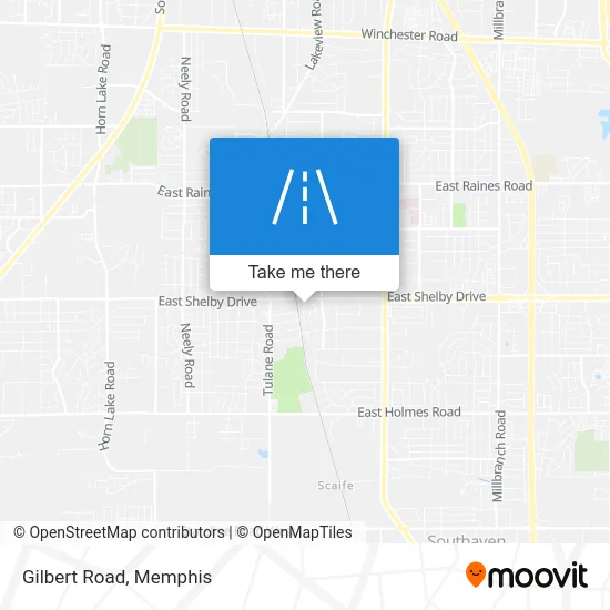 Gilbert Road map
