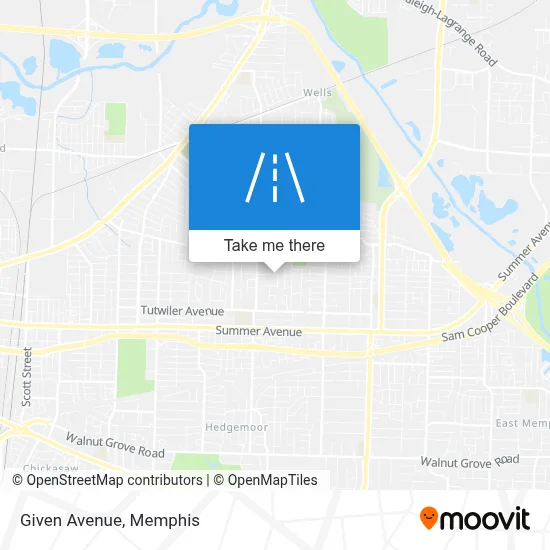 Given Avenue map