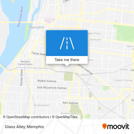 Glass Alley map