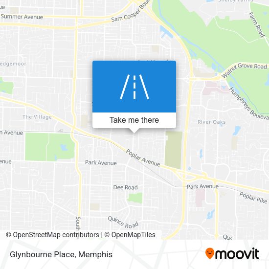 Mapa de Glynbourne Place