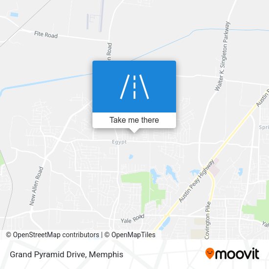 Grand Pyramid Drive map