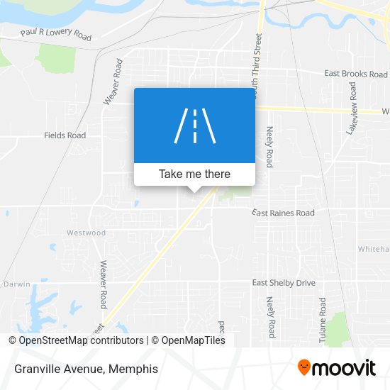 Mapa de Granville Avenue