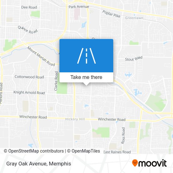 Mapa de Gray Oak Avenue