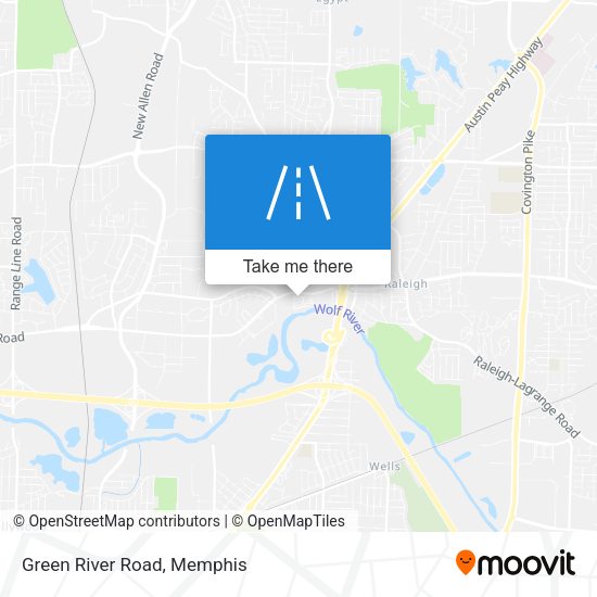 Mapa de Green River Road