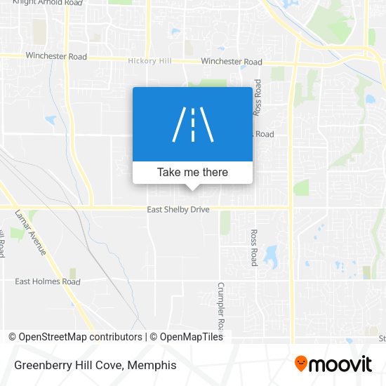 Greenberry Hill Cove map