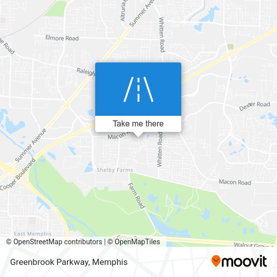 Mapa de Greenbrook Parkway